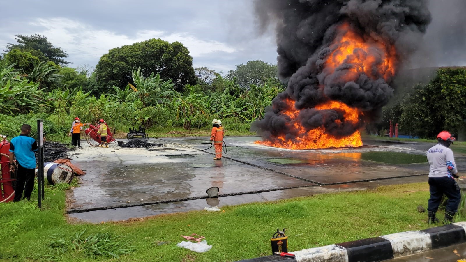 Pengujian Alat Pemadam Api Portable