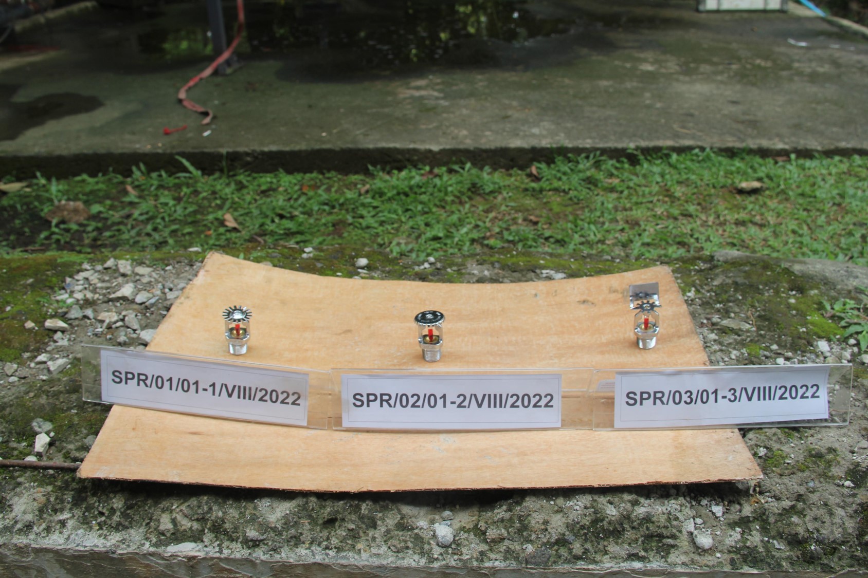 Pengujian Kepala Pemercik (Sprinkler)